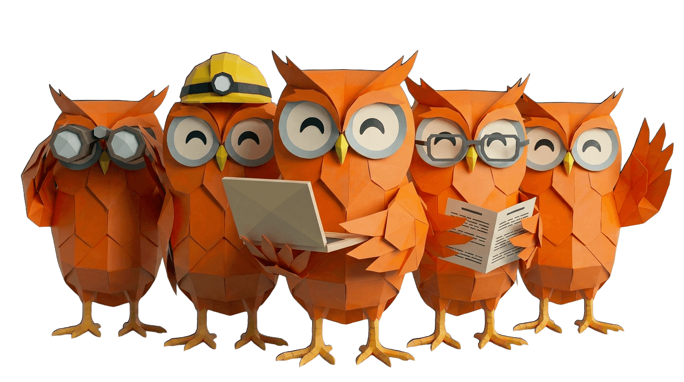 Team van Oranje Uil mascottes — werken bij Oranje Uil